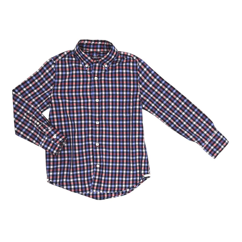 Crewcuts Boys Lightweight Gingham Shirt
